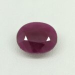 Natural Ruby rich red oval gemstone RUB-013 from Africa
