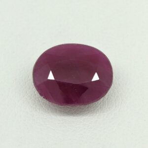 Natural Ruby rich red oval gemstone RUB-013 from Africa