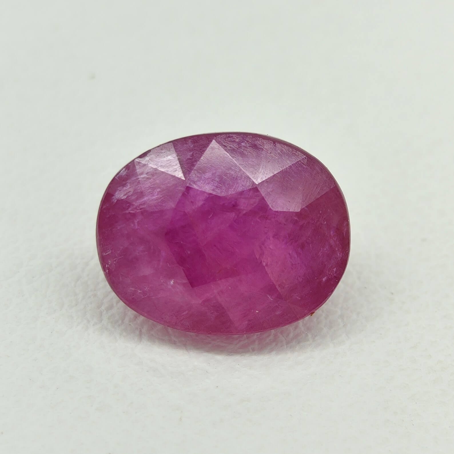 Natural Ruby red oval gemstone RUB-014 from Africa