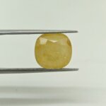 Natural Sri Lankan Yellow Sapphire cushion gemstone YS-010 from Sri Lanka