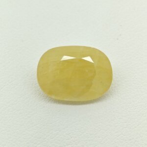 Natural Yellow Sapphire oval gemstone YS-014 from Sri Lanka