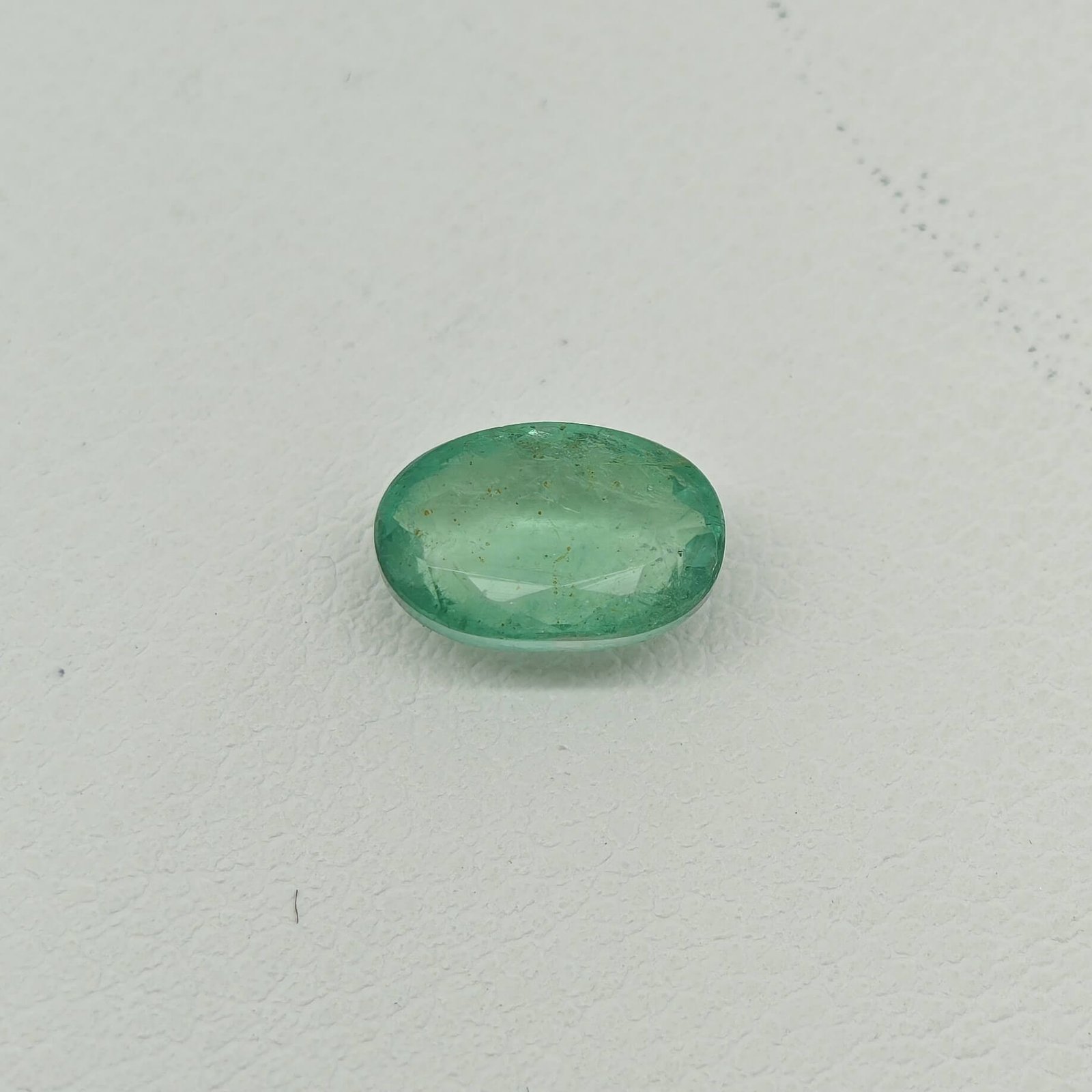 Natural Zambian Emerald oval gemstone EM-001 from Zambia