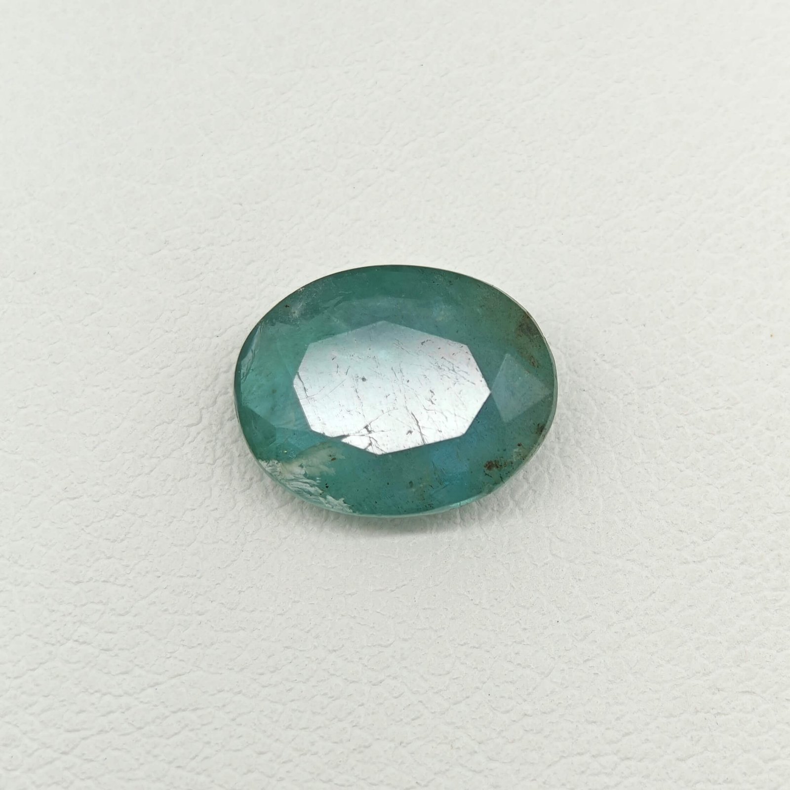Natural Zambian Emerald oval gemstone EM-004 from Zambia