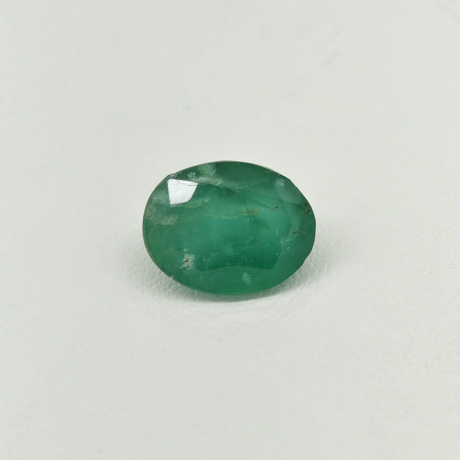 Natural Zambian Emerald oval gemstone EM-007 from Zambia