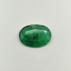 Natural Zambian Emerald oval gemstone EM-010 from Zambia