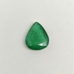 Natural Zambian Emerald pear gemstone EM-012 from Zambia
