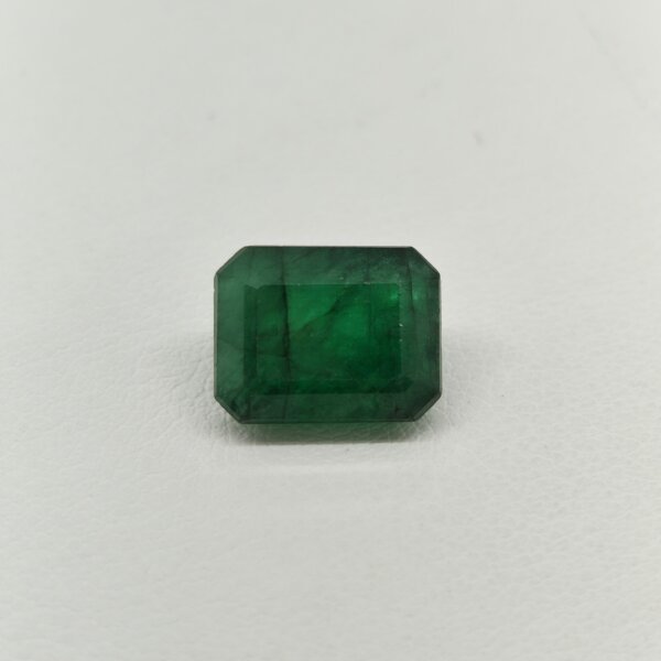Natural Zambian Emerald emerald cut gemstone EM-022 from Zambia