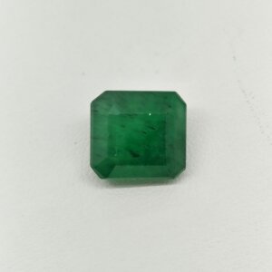 Natural Zambian Emerald emerald cut gemstone EM-023 from Zambia