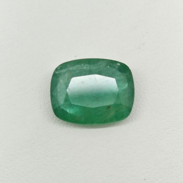 Natural Zambian Emerald rectangular gemstone HEM-002 from Zambia