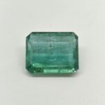Natural Zambian Emerald emerald cut gemstone HEM-003 from Zambia
