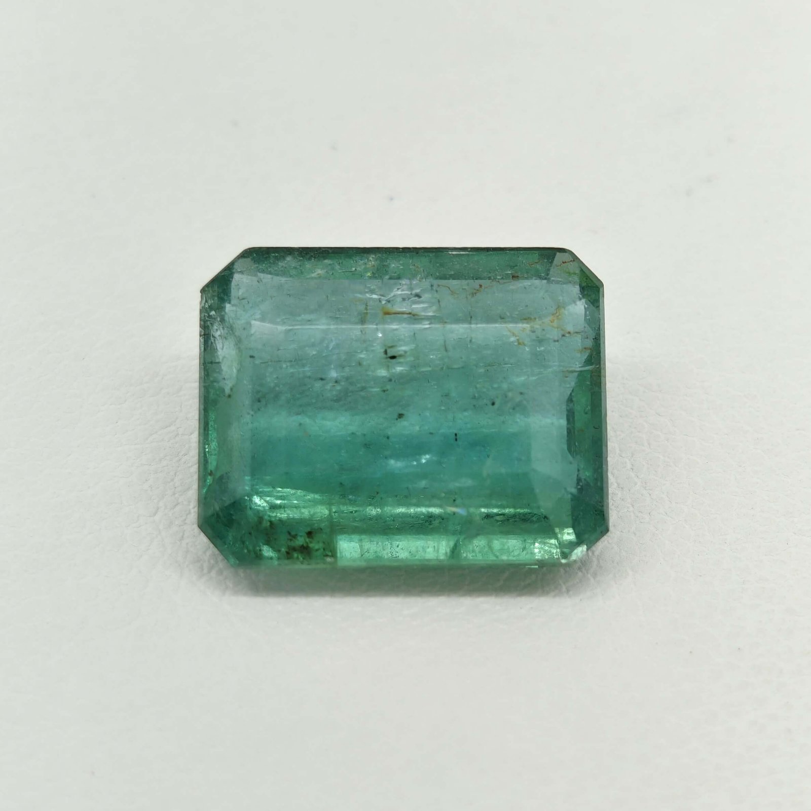Natural Zambian Emerald emerald cut gemstone HEM-003 from Zambia