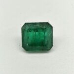 Natural Zambian Emerald emerald cut gemstone HEM-004 from Zambia