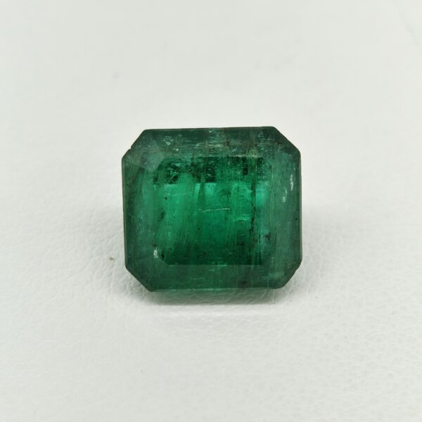 Natural Zambian Emerald emerald cut gemstone HEM-004 from Zambia