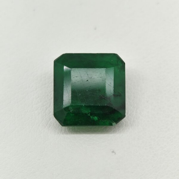 Natural Zambian Emerald emerald cut gemstone HEM-006 from Zambia