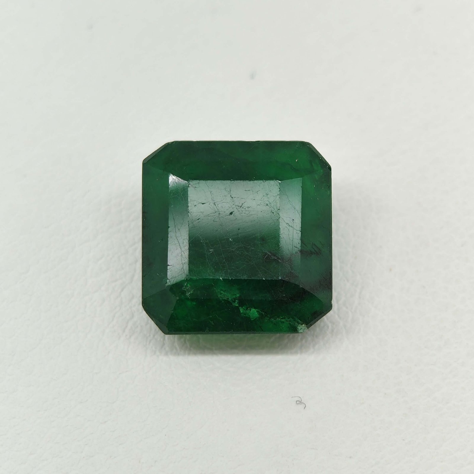 Natural Zambian Emerald emerald cut gemstone HEM-006 from Zambia