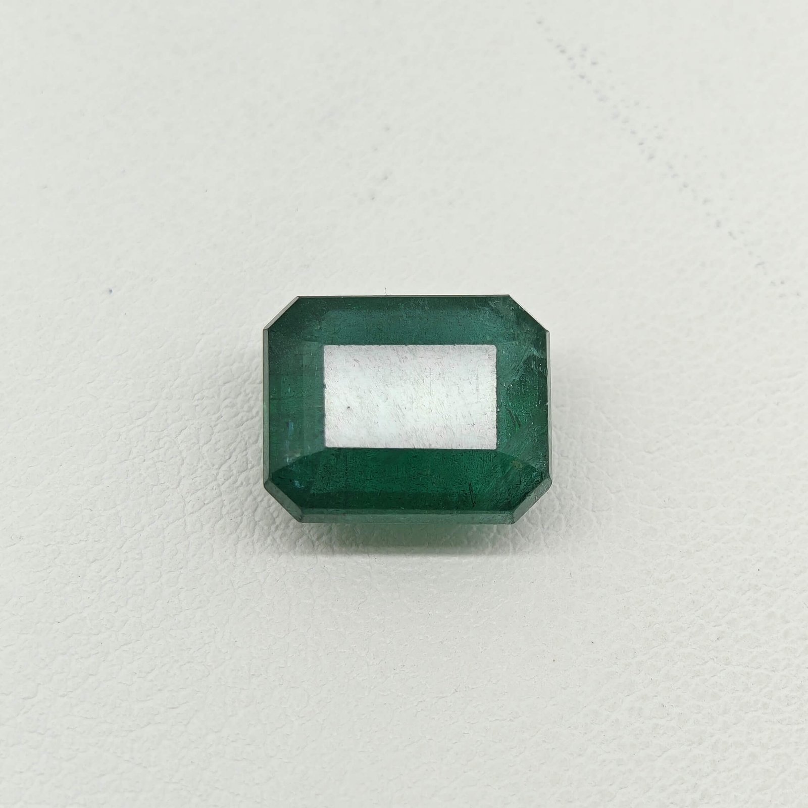 Natural Zambian Emerald emerald cut gemstone HEM-008 from Zambia