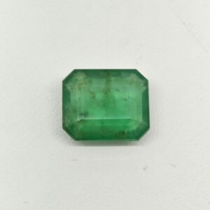 Natural Zambian Emerald emerald cut gemstone HEM-009 from Zambia
