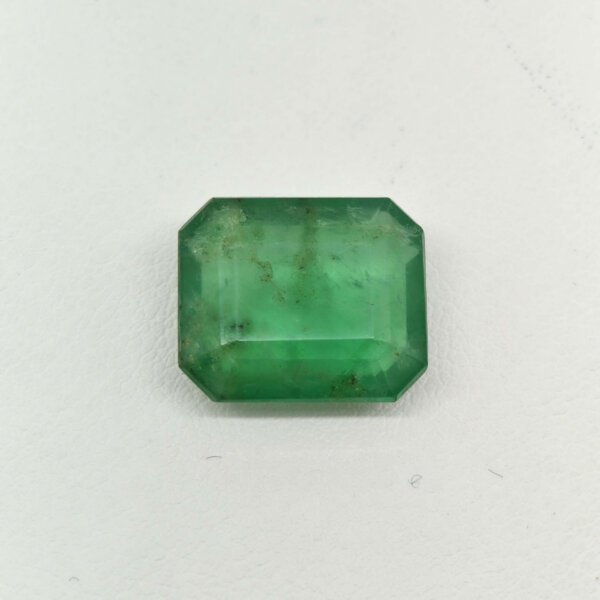 Natural Zambian Emerald emerald cut gemstone HEM-009 from Zambia