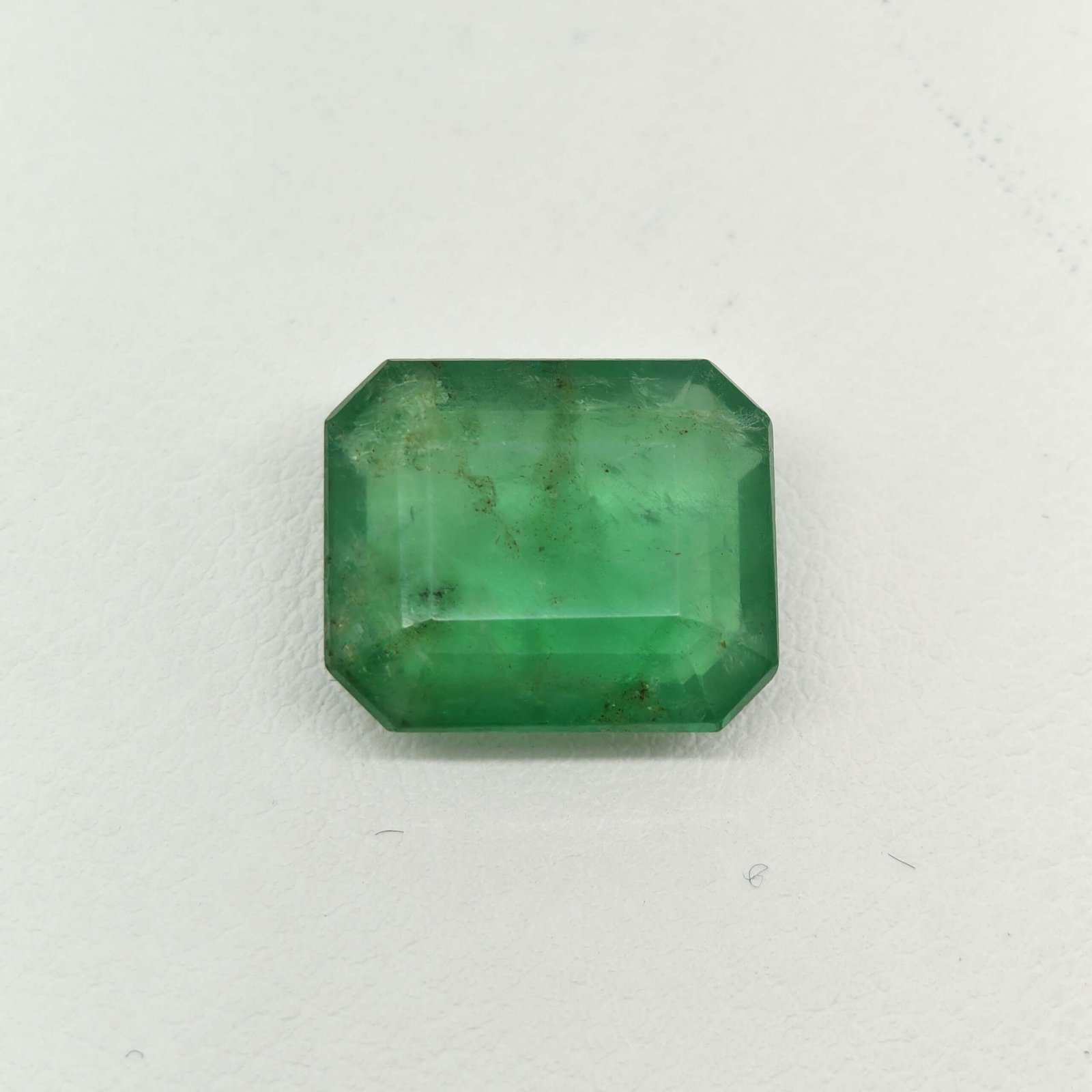 Natural Zambian Emerald emerald cut gemstone HEM-009 from Zambia