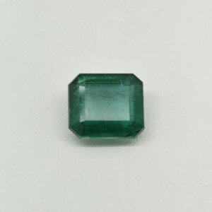 Natural Zambian Emerald emerald cut gemstone HEM-012 from Zambia