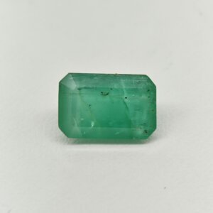 Natural Zambian Emerald emerald cut gemstone HEM-014 from Zambia