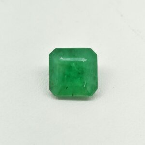 Natural Zambian Emerald emerald cut gemstone HEM-015 from Zambia