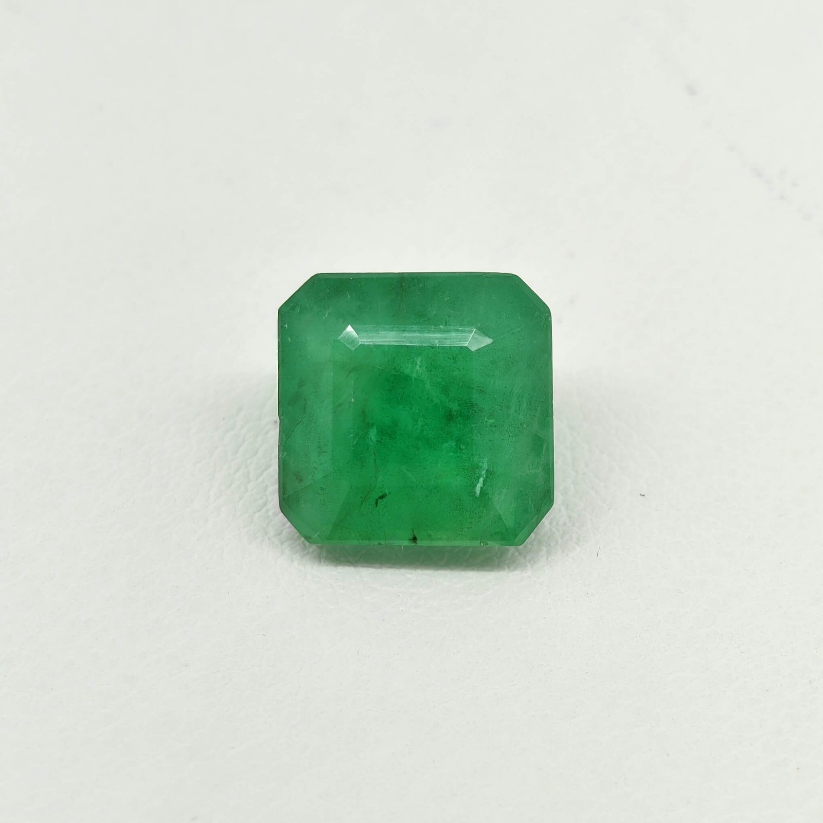 Natural Zambian Emerald emerald cut gemstone HEM-015 from Zambia