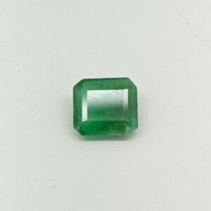 Natural Zambian Emerald emerald cut gemstone HEM-017 from Zambia