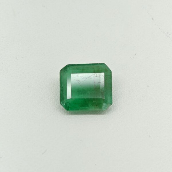 Natural Zambian Emerald emerald cut gemstone HEM-017 from Zambia