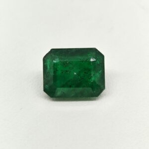 Natural Zambian Emerald emerald cut gemstone HEM-016 from Zambia