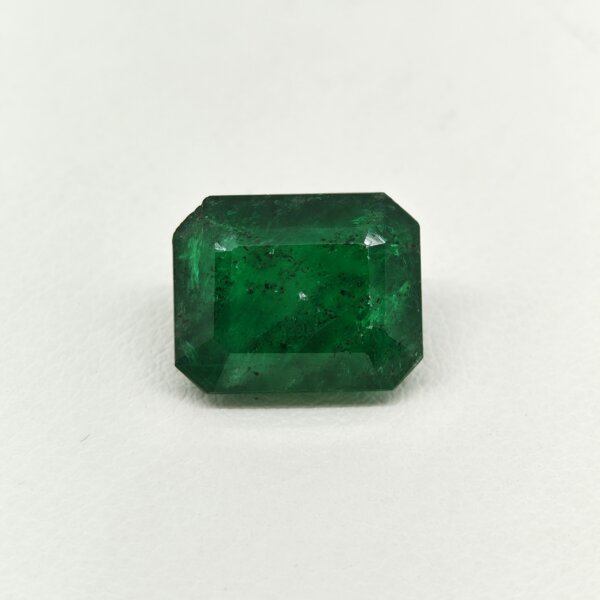 Natural Zambian Emerald emerald cut gemstone HEM-016 from Zambia