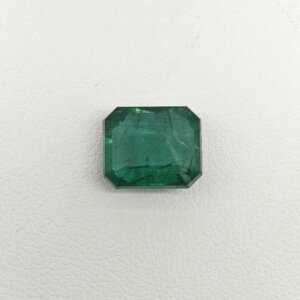 Natural Zambian Emerald emerald cut gemstone HEM-018 from Zambia