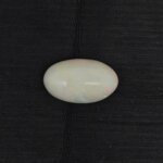 Natural Australian Fire Opal white oval gemstone OPA-004 from Australia