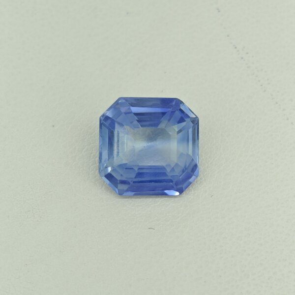 Natural Ceylon Blue Sapphire blue Asscher gemstone S-05 from Sri Lanka