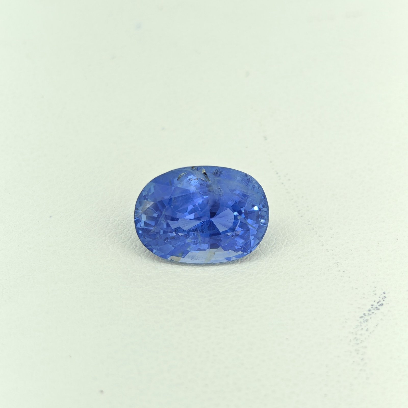 Natural Ceylon Blue Sapphire blue oval gemstone S-10 from Sri Lanka