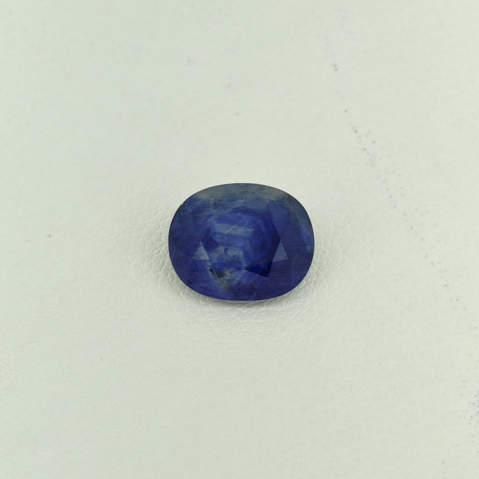 Natural Ceylon Blue Sapphire blue oval gemstone S-14 from Kashmir
