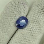 Natural Certified Kashmir Blue Sapphire Gemstone - Image 2