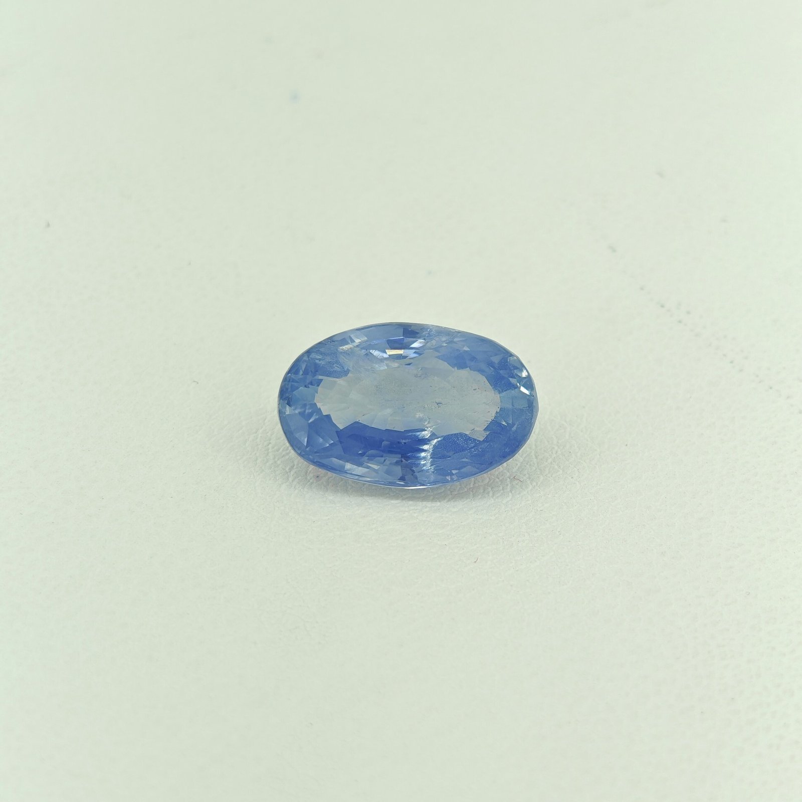 Natural Ceylon Blue Sapphire blue oval gemstone S-15 from Sri Lanka