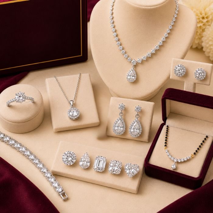 Buy Lab Grown Diamond Jewellery Online | Certified Rings, Earrings, Pendants, Necklaces, Bracelets, Bangles & Mangalsutra