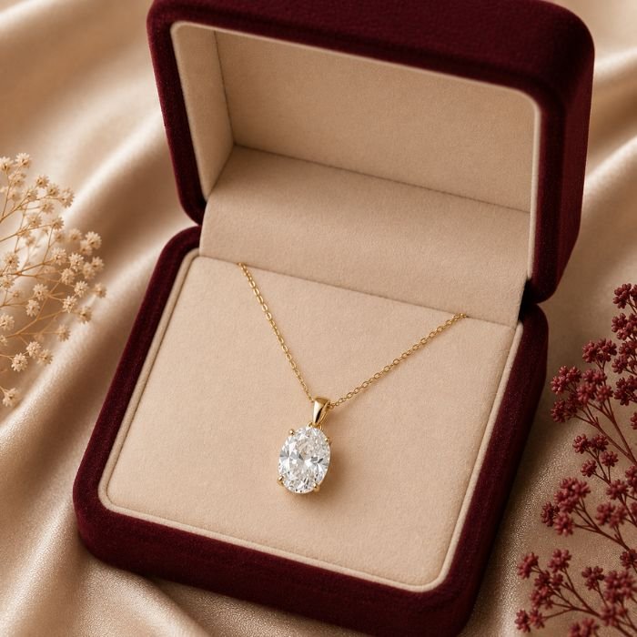 Lab Grown Diamond Pendant featuring a sparkling certified diamond set in an elegant pendant design with exceptional brilliance and luxurious craftsmanship.