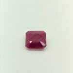 Natural Ruby gemstone featuring rich crimson red hues with exceptional clarity and radiant polished brilliance.