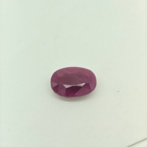 Ruby RUB-024 featuring a vibrant natural ruby gemstone with deep crimson red hues, exceptional clarity, and radiant polished brilliance.