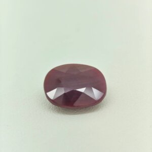 Ruby RUB-027 featuring a vivid natural ruby gemstone with rich crimson red hues, exceptional clarity, and radiant polished brilliance.