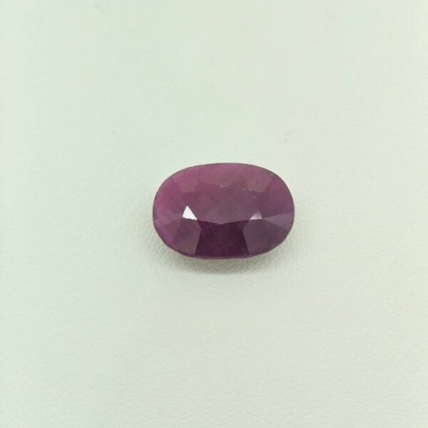 Ruby RUB-028 Natural Ruby gemstone featuring vivid crimson red hues with exceptional clarity and radiant polished brilliance.