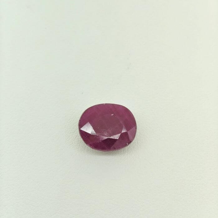 Natural Ruby gemstone featuring rich crimson red hues with exceptional clarity and radiant polished brilliance.