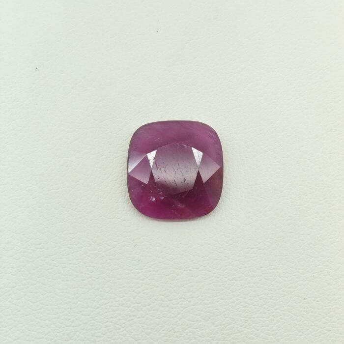 Natural Ruby gemstone featuring vivid crimson red hues with exceptional clarity and radiant polished brilliance.