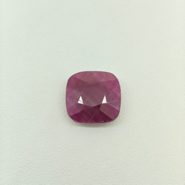 Ruby RUB-031 Natural Ruby gemstone featuring vivid crimson red hues with exceptional clarity and radiant polished brilliance.