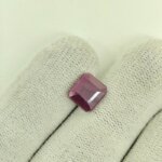 Imperial African Ruby RUB-037 Emerald Cut | Certified Natural Ruby - Image 4
