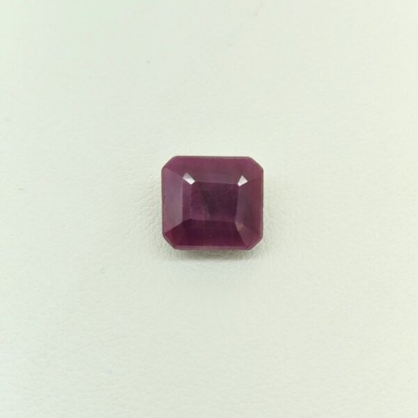 Ruby RUB-037 featuring a vivid natural ruby gemstone with rich crimson red hues, exceptional clarity, and radiant polished brilliance.