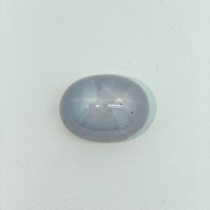 Natural Star Blue Sapphire Oval Cabochon Gemstone with Natural Star Effect